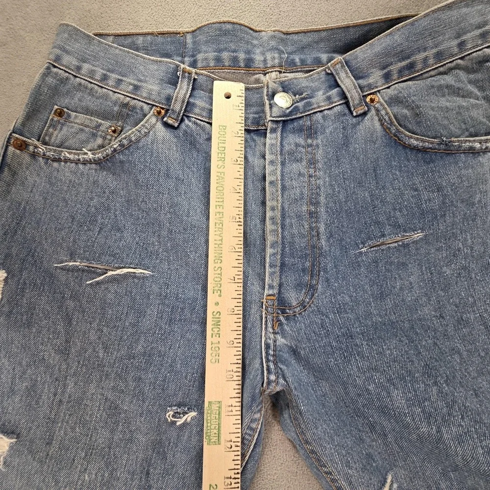VTG Levis 501 Jeans‎ Mens Blue Med Wash Straight Button Fly USA Fits 32x32